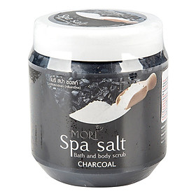 Muối Tắm Spa Mori Than Hoạt Tính Mori Spa Salt - Charcoal (700ml)