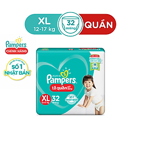 Tã Quần Pampers Giữ Dáng Mới Gói Lớn L36/XL32/XXL28/M40
