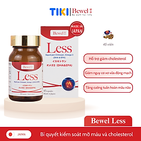 Thực phẩm chức năng hỗ trợ kiểm soát mỡ máu, cholesterol BEWEL LESS