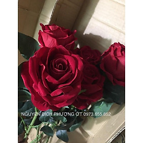 Mua Hoa giả - Hồng Nhung 1bông