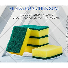 Mua Miếng rửa chén dĩa Sum 2 lơp có thể chùi xoong