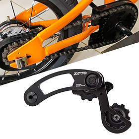 Mountain Road Bike Speed Tensioner Aluminum Alloy Folding Bicycle Single Speed Chain Tensioner Rear Derailleur Guide Outdoor Sports Cycling Parts