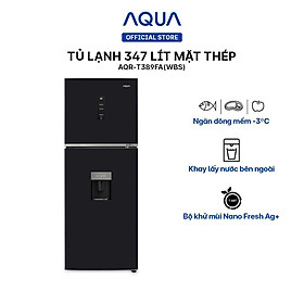 Mua Tủ lạnh ngăn đông trên Aqua 347 Lít AQR-T389FA(WBS) - Hàng chính hãng - Chỉ giao HCM  Hà Nội  Đà Nẵng  Hải Phòng  Bình Dương  Đồng Nai  Cần Thơ