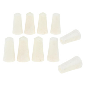 10x Silicone Rubber Stopper Plug Bung Caps For Flask Test Tubes 12-17mm