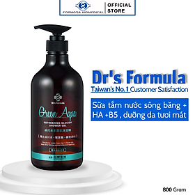 Sữa Tắm Nước Sông Băng Hương Green Aqua Dưỡng Da Tươi Mát Dr's Formula Green Aqua Refreshing Glacier Shower Gel