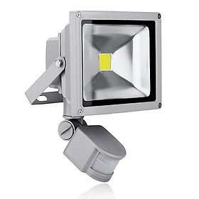 Mua Combo 3 Đèn pha led cảm ứng chống trộm hồng ngoại 10W (xám)