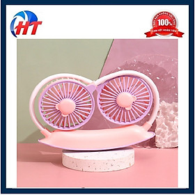 Mua QUẠT SQ2249 THIẾT KẾ DỄ THƯƠNG ĐEO CỔ  QUẠT SIÊU MÁT DƯỚI NẮNG MÙA HÈ CHÓI CHANG-HT