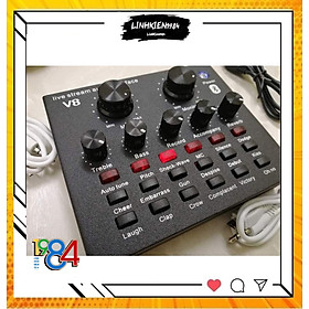 Mua Soundcard V8 Bluetooth thu âm - Ngôn ngữ tiếng Anh