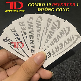 Mua Combo 10 Tem trang trí máy lạnh  Tem dán đầu lạnh phủ bạc bóng  Tem dán máy điều hòa inverter đầy đủ thương hiệu  Tem bạc nhí chuyên tân trang đầu lạnh - Điện Lạnh Thuận Dung