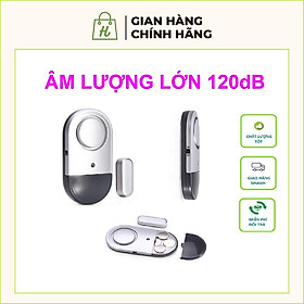 Mua Chuông báo động từ tính không dây chống trộm kêu siêu to 120db Chuông chống trộm báo động mở cửa