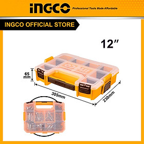 Mua  CHÍNH HÃNG  Hộp nhựa đựng linh kiện 12  INGCO PBX1211 INGCO