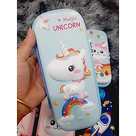 PKK008 - BÓP VIẾT, HỘP BÚT UNICORN DẬP NỔI KÌ LÂN|THỎ|VŨ TRỤ DỄ THƯƠNG