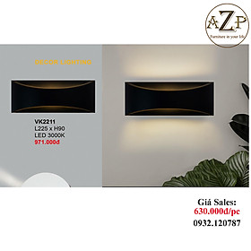 AZP - ĐÈN ỐP VÁCH / ĐÈN TRANG TRÍ / ĐÈN TREO TƯỜNG PHÒNG KHÁCH, PHÒNG NGỦ, NHÀ HÀNG, KHÁCH SẠN AZP-VK2211 phong cách đương đại, hàng nhập khẩu AZP