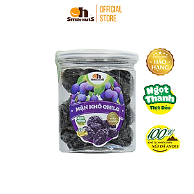 Mận Khô Smile Nuts hộp 315g | Nhập khẩu từ Chile (Khô tự nhiên trên cát nóng, giữ nguyên hương vị, khác biệt với loại sấy khô) | Chilean Prunes 315g