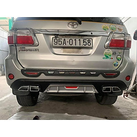 Lippo, Lip Chia Pô,Ốp Cản Sau Cho xe Fortuner Hàng Cao Cấp Loại 1