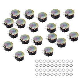 10K  5W 5% Single Turn Rotary Wire Wound Potentiometer,  of 20