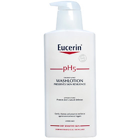 Sữa Tắm cho Da Nhạy Cảm Eucerin pH5 for Body & Face WashLotion (400 ml) (Không Mùi)
