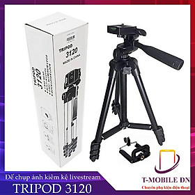 Mua Đế Chụp Hình  Kệ LiveStream giá đỡ Máy Ảnh Điện Thoại Tripod TF-3120 3110 Loại Tốt