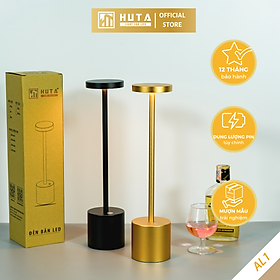 Mua Đèn Bàn Led Quầy Bar Nhà Hàng HUTA AL4 Cảm Ứng Pin Sạc Tích Điện Điều Chỉnh Ánh Sáng Vàng Trang Trí Quán Cà Phê Lounge Sự Kiện Bàn Ăn