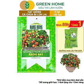 Mua Hạt Giống Cà Chua Bi Lùn Lai F1 GreenHome  Gói 0 1g~30 hạt  Dễ Trồng Quanh Năm  Trồng Chậu T41