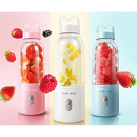 Mua Máy xay sinh tố cầm tay đa năng hàng nhập khẩu  máy xay MEET JUICE cối thủy tinh cao cấp- BẢO HÀNH 6 THÁNG