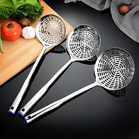 Mua Chao vớt thức ăn inox cao cấp hàng dày sang bóng