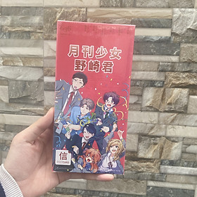 Hộp ảnh postcard in hình NGUYỆT SAN THIẾU NỮ NOZAKI-KUN 636 ảnh in hình anime chibi xinh xắn