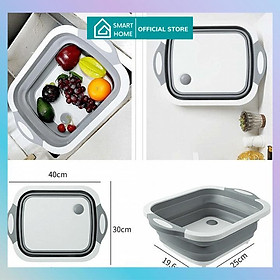 Mua Bộ Thớt Kèm Chậu Gấp Gọn Đa Năng