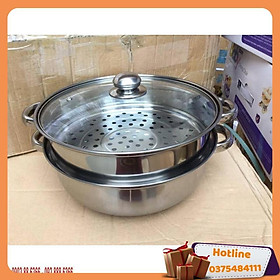 Mua Nồi Hấp Inox 2 Tầng Pot Size 28Cm - Hàng Loại 1