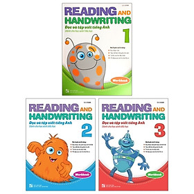 Combo Reading and Handwriting - Đọc Và Tập Viết Tiếng Anh Dành Cho Học Sinh Tiểu Học (Workbook) (Bộ 3 Cuốn)