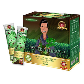 Nước ép GREEN BEAUTY vị Cafe Giảm Cân Đẹp Da Thải Độc Cân Bằng Nội Tiết Tố(30 gói/hộp)