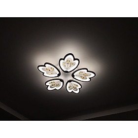 Mua Đèn ốp trần hoa mai pha lê 5 cánh