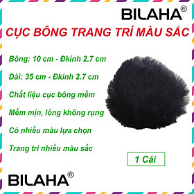 Cục bông trang trí nhiều màu sắc (tùy chọn mẫu)