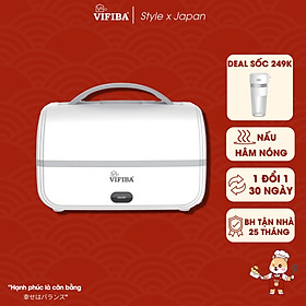 Mua Hộp Cơm Cắm Điện Văn Phòng 2in1 Hàng Chính Hãng VIFIBA  Chức Năng Tự Nấu Chín  Giữ Nhiệt  Hâm Nóng  Có Tay Cầm Dễ Mang Đi
