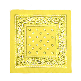 Bộ sưu tập khăn vuông cotton bandana turban XO Vintage BDN01 54x54cm - BDN01.4 Vàng mơ