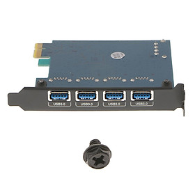 Express Card   to 4 Port Pci USB 3.0 Adapter Superspeed 5Gbps