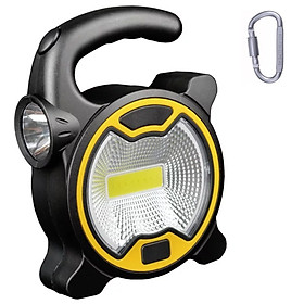 Mua Đèn Pin Dã Ngoại đa năng Bóng Led Siêu Sáng tặng kèm móc khóa và 3 pin AA (màu ngẫu nhiên)