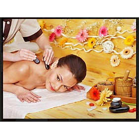 Mua Tranh 3D dán kính 2 mặt dán quán spa