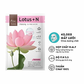 Mặt nạ ARIUL 7 DAYS MASK Hoa sen LOTUS + N (Niacinamide) 23ml