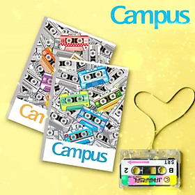 Vở Kẻ Ngang Campus A4 Có Chấm MIXTAPE (200 Trang)