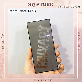 Mua Kính cường lực cho Xiaomi Redmi Note 13 5G chống nhìn trộm full màn hình cao cấp( hàng chính hãng)