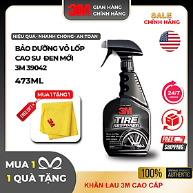 Chai xịt bảo dưỡng lốp ô tô 3M 39042 (Hàng Mỹ)