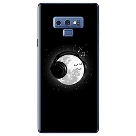 Ốp Lưng Dành Cho Samsung Galaxy Note 9 - Mặt Trăng Nghe Nhạc