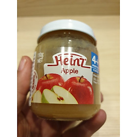 Dinh dưỡng đóng lọ Heinz vị táo nghiền 110g dành cho bé từ 4 tuổi