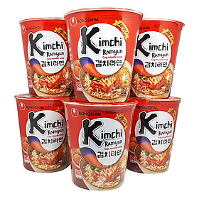 Mì Nongshim Kim Chi Ramyun 75g combo 6 ly
