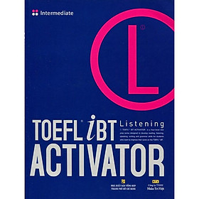 Sách - TOEFL iBT Activator Listening Intermediate (Kèm CD) - Nhân Trí Việt