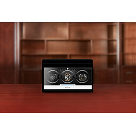 HỘP XOAY CHÍNH HÃNG DRIKLUX T3 -  XOAY 3 ĐỒNG HỒ - Đen piano