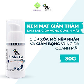 Kem Giảm Thâm Quầng Mắt, Giảm Bọng Mắt, Sáng Da Chống Lão Hóa Vùng Da Mắt Fixderma Under Eye Cream 15g