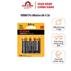 Mua Bộ 4 Pin Kodak Alkaline AA điện thế 1.5V Uncle Bills IB0122