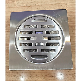Hố ga thoát sàn nước nhanh chống hôi chống tràn ngăn mùi rất tốt hàng đúc dày 1.5 ly inox 304 cao cấp  - 12x12cm ống 60 